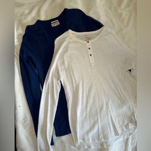 2 Lucky Brand thermal shirts